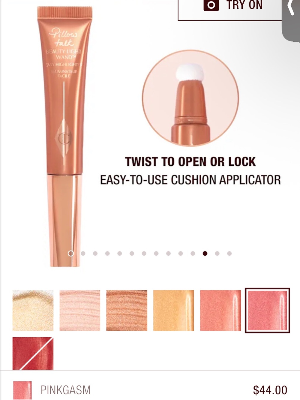 Charlotte Tilbury Glowgasm Beauty Light Wand - Pinkham - Picture 5 of 8